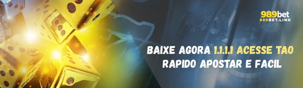 Banner de promoções e bônus 989bet