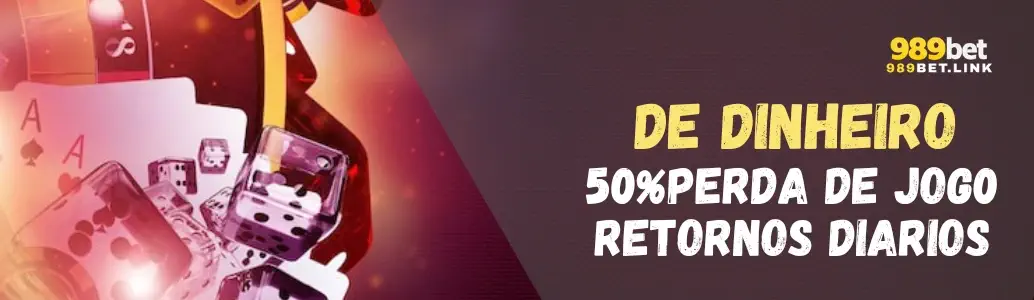 Banner de promoções e bônus 989bet